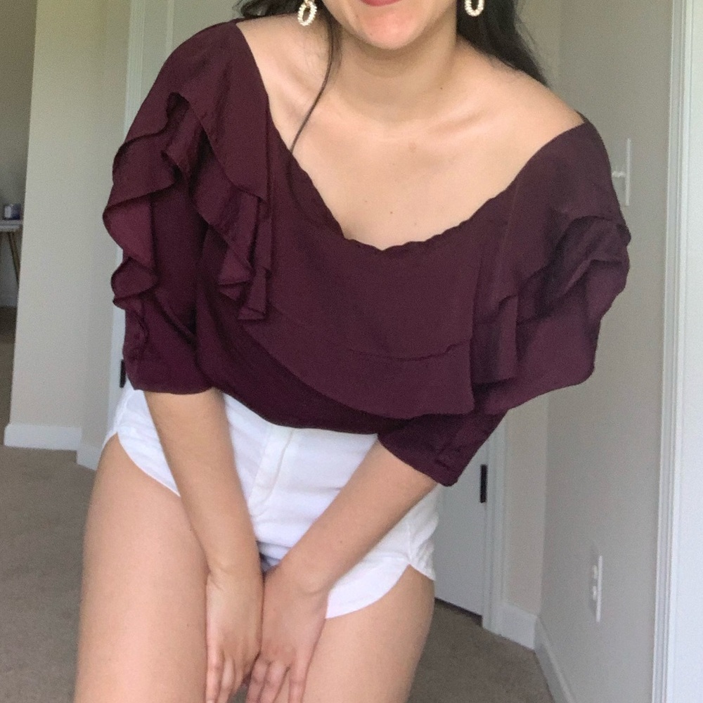 Ruffled blouse